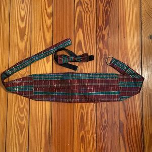 Holiday cummerbund & bow tie